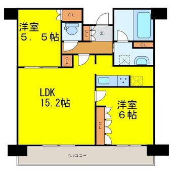 間取図 ザ・パークハウス中之島タワー