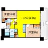 ザ・パークハウス中之島タワー 2LDKの間取り