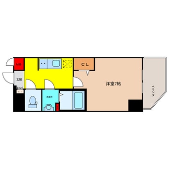間取図 プレサンス梅田Ⅱ