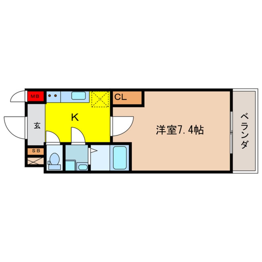間取図 アプリーレ中之島