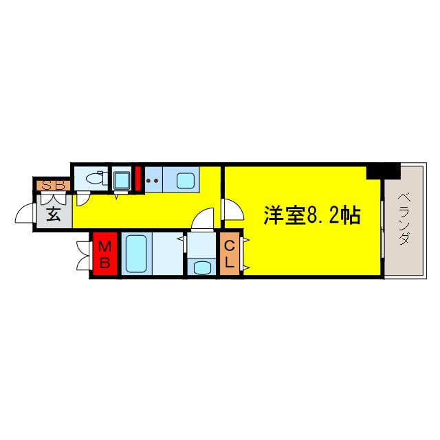 間取り図 アヴェニール北浜