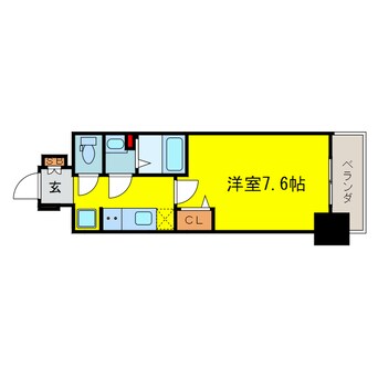 間取図 BPRレジデンス天満橋