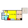 RISING Maison 本町橋 1LDKの間取り