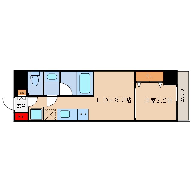 間取り図 ブエナビスタ西天満