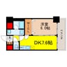 エステムコート新梅田 1DKの間取り
