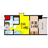 プライマル南森町（旧　ビガーポリス415松ヶ枝町Ⅲ） 1DKの間取り