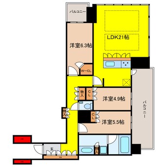 間取図 ＭＪＲ堺筋本町タワー