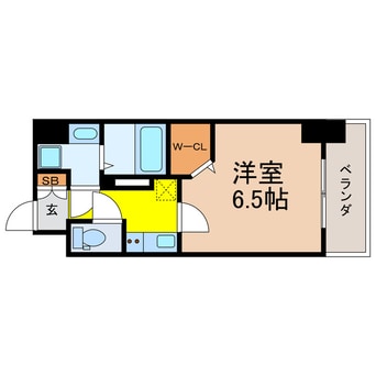 間取図 La Douceur谷町（ミラージュパレス谷町ブライト）