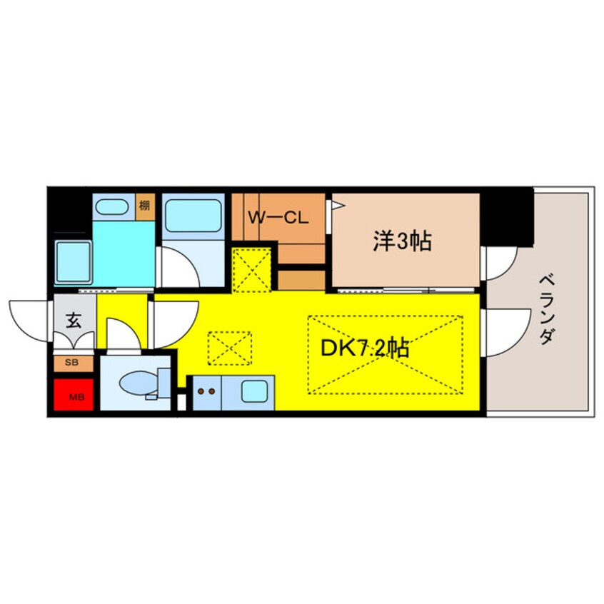 間取図 アーバネックス新町