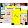 ザ・ファインタワー大手前 2LDKの間取り