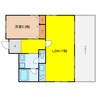 ﾒｿﾞﾝ東船場 1LDKの間取り