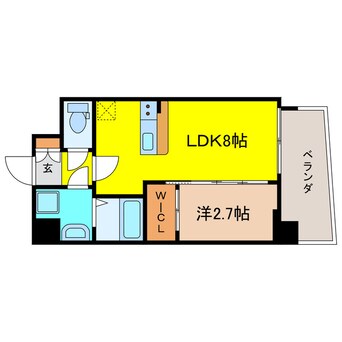 間取図 セレニテ天満橋アリア