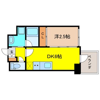 間取図 セレニテ天満橋アリア