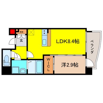 間取図 セレニテ天満橋アリア