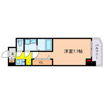 間取図 S-RESIDENCE堺筋本町Uno