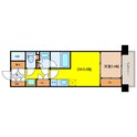 コンフォリア・リヴ南森町Qの間取図