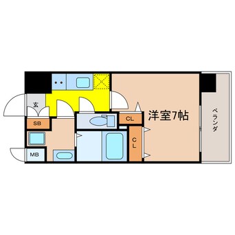 間取図 ラシーヌ瓦屋町