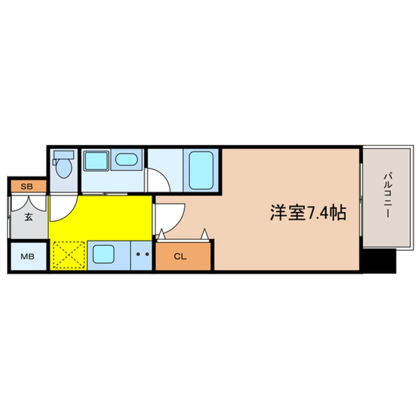 間取図 BROAD 新うめきたRRESIDENCE