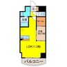 セレニテ堺筋本町リアン 1LDKの間取り