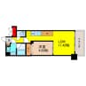 プレジオ鎗屋町 1LDKの間取り