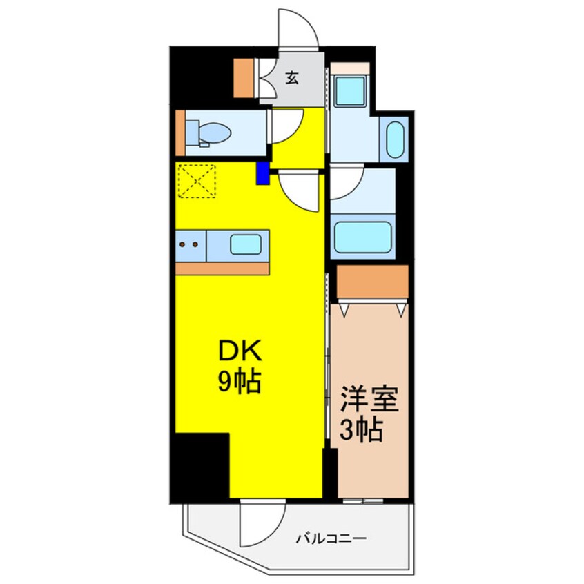 間取図 エステムコート堺筋本町