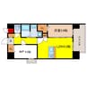 グランステディ城東中央 1LDK+Sの間取り