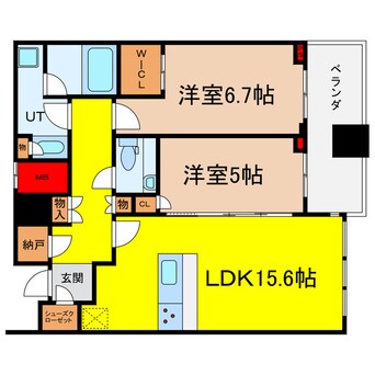 間取図 梅田ガーデンレジデンス