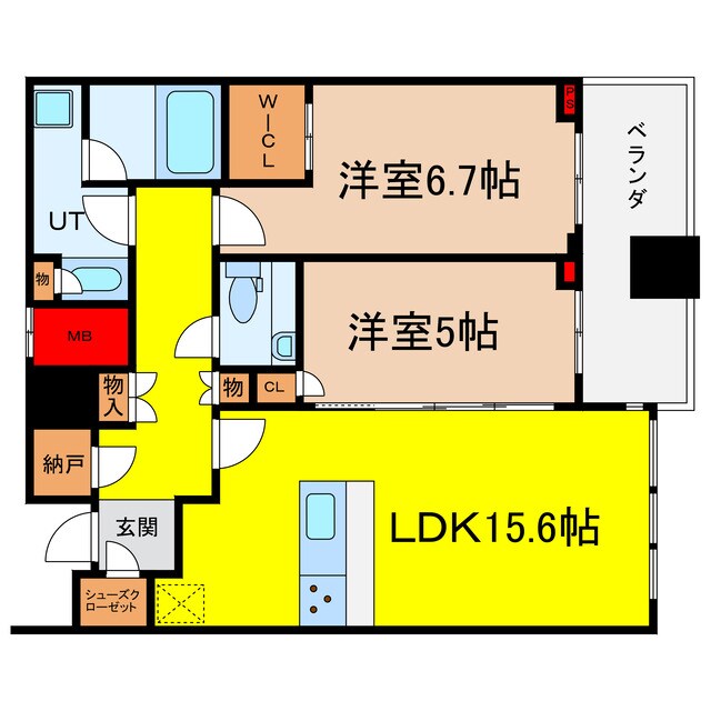 間取り図 梅田ガーデンレジデンス