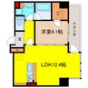 BRAVE常盤町Ⅱ 1LDKの間取り