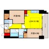 エステムプラザ南船場レジスタ 2LDKの間取り