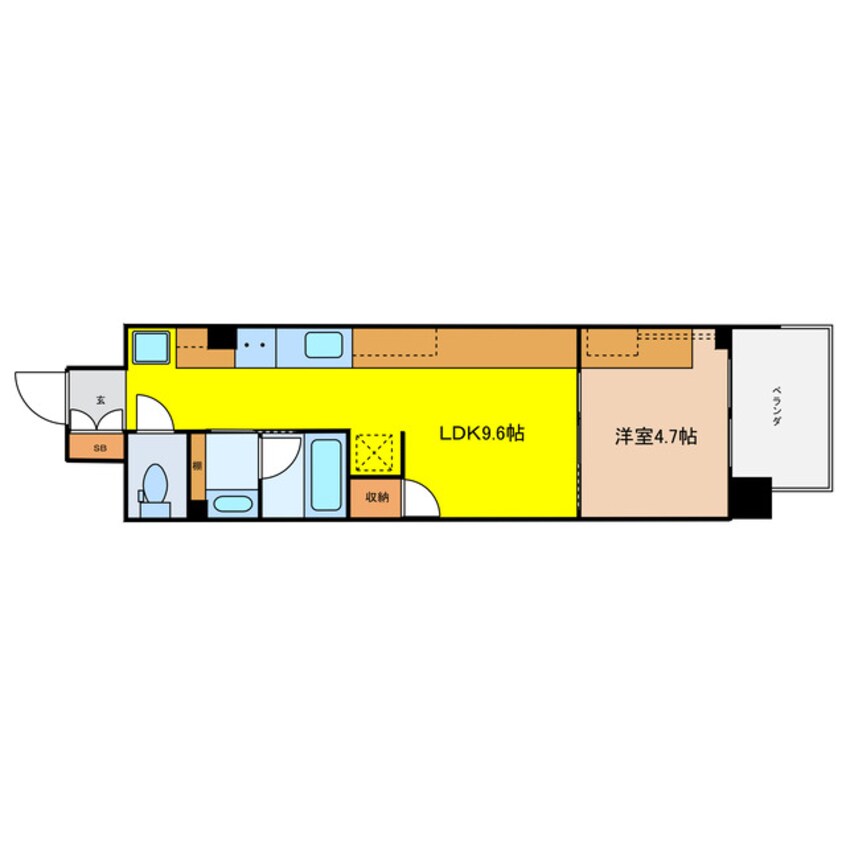 間取図 アーバネックス心斎橋EAST