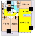 ブランズタワー・ウェリス心斎橋サウスの間取図