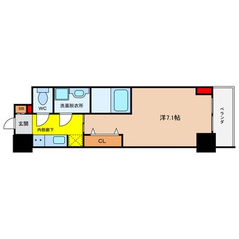 間取図 S-RESIDENCE堺筋本町Deux