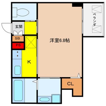 間取図 S-RESIDENCE堺筋本町Deux