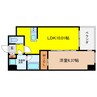 Vinoプレジオ本町 1LDKの間取り
