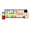 セレニテ本町東リアン 1Kの間取り