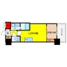 セレニテ本町東リアン 1LDKの間取り