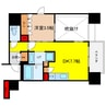 ソルティア大手前 1DKの間取り