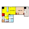 IBC Residence West 1LDKの間取り