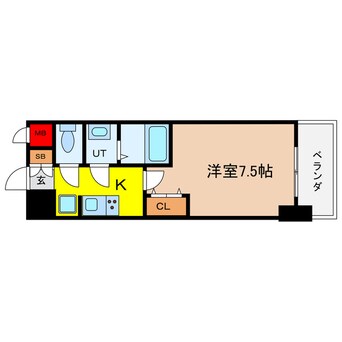 間取図 プライムアーバン南森町