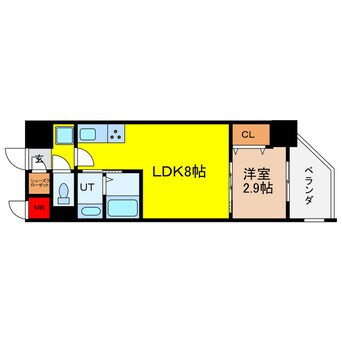間取図 プライムアーバン南森町