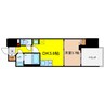 ルフォンプログレ堺筋本町タワーレジデンス 1DKの間取り