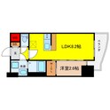 セレニテ天六ミラクの間取図