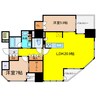 ブランズタワー大阪本町 2LDKの間取り