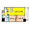 アーバネックス南新町 2LDKの間取り
