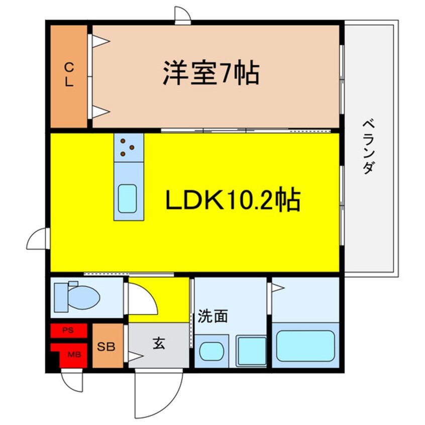 間取図 TRAICERA　Court（トライセラコート）