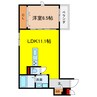 TRAICERA　Court（トライセラコート） 1LDKの間取り