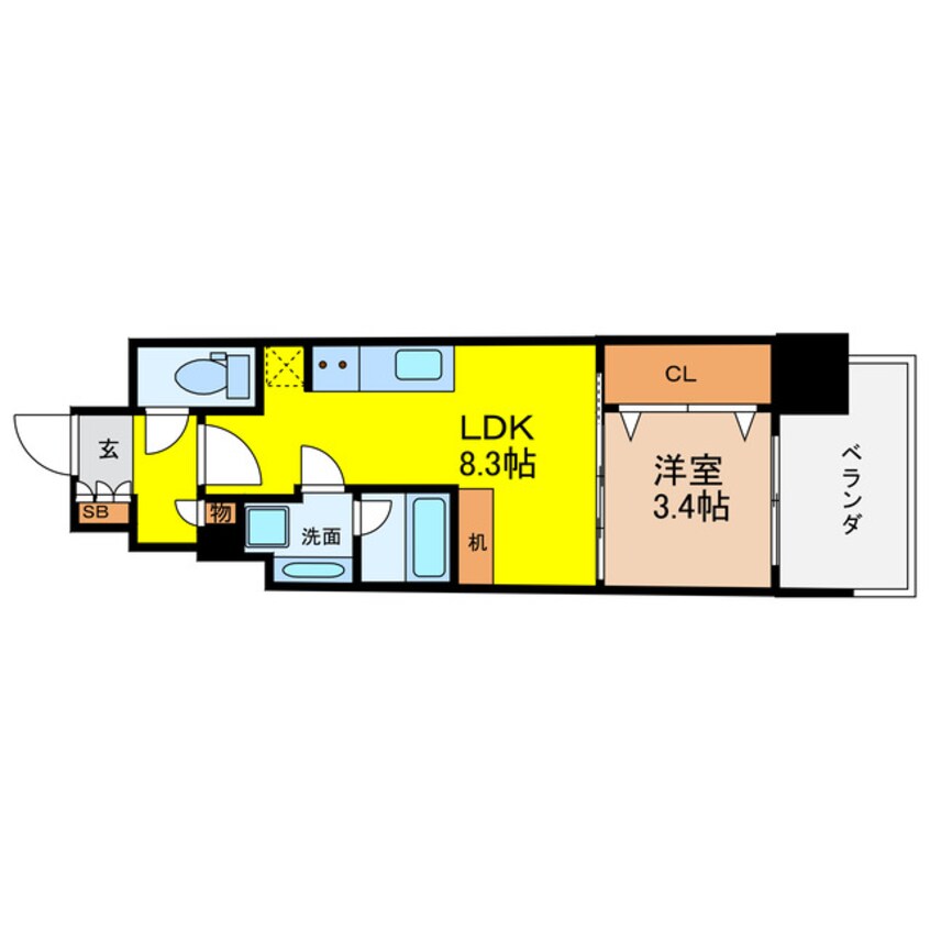 間取図 アーバネックス本町Ⅱ