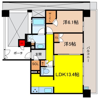 間取図 ザ・パークハウス梅田