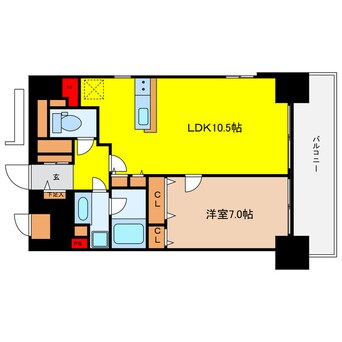 間取図 リーガル南船場